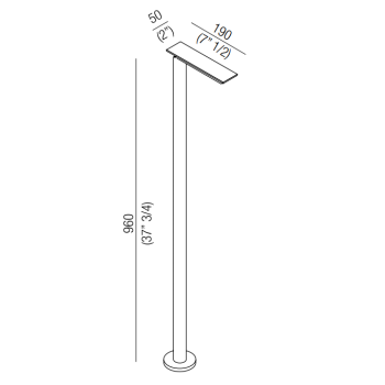 Смеситель для раковины Agape Sen ASEN0962N (ESEN0962N+CRUB0972) черный