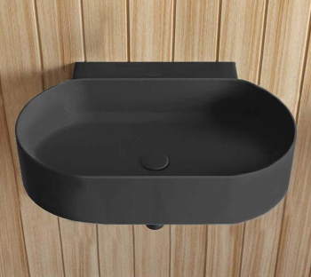 Раковина подвесная Cielo Mare MRLS70SF LV 70 см черный