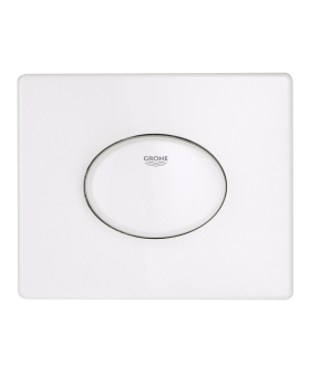 Панель смыва для унитаза GROHE Skate Air горизонтальная 1 режим смыва, альпин-белый 38565SH0