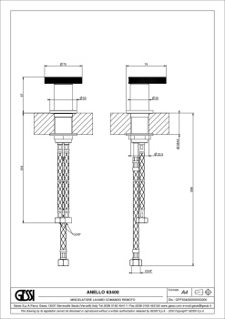 Смеситель для раковины Gessi Anello 63400.031 хром