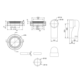 Сифон Burlington C26