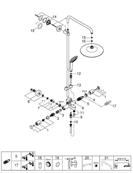 Душевая стойка Grohe Euphoria 27475001