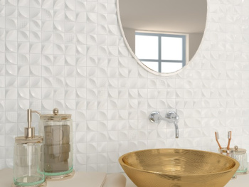 Плитка 187475 3D White 25x25