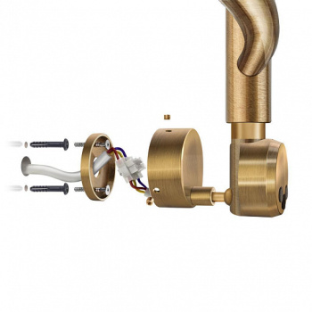 Коробка скрытого монтажа  для полотенцесушителя Secado 4603777474447 бронза