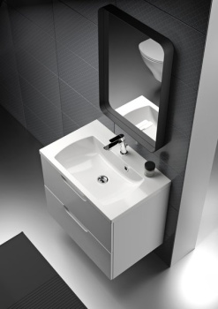 Зеркало Ravak STRIP 800x700 черное с подсветкой X000001571