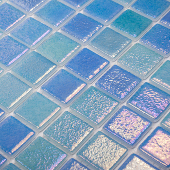 Мозаика на сетке Vidrepur Shell Mix Blue 551/552 м2