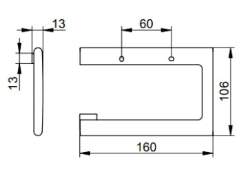 Держатель туалетной бумаги Keuco Edition 400 11562250000 латунь шлифованная