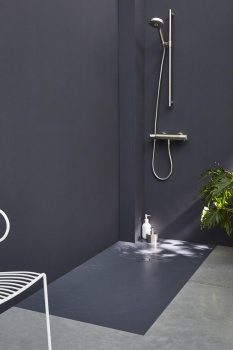 Душевой поддон 100х80 Jacob Delafon Singulier E67011-NAD, серый сланец