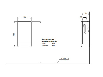 Сушилка для рук Toto PUBLIC TYC424W