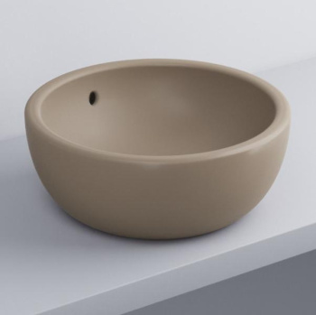 Раковина накладная Cielo Shui SHBA AN 42 см коричневый