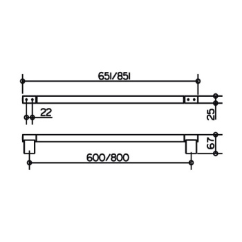 Полотенцедержатель Keuco Plan 14901370800 черный
