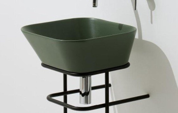 Консоль под раковину напольная Simas Wave WASA03 nero matt 42х74 см черный