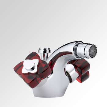 Смеситель для биде THG Petale De Cristal Rouge U6C-A02-3202 хром