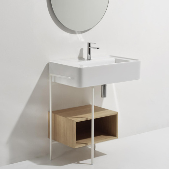 Раковина подвесная Simas Ratio RA65bi 65 см белый