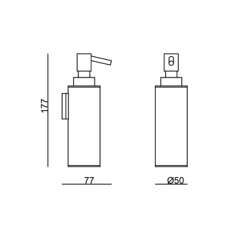 Подвесной диспенсер Carimali IlTondo хром 99107-CR