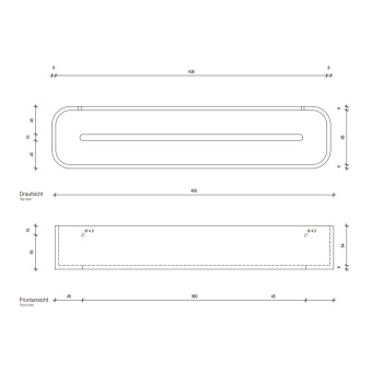 Душевая полочка Decor Walther Stone 973954 белый / хром