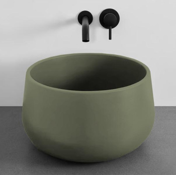 Раковина накладная Cielo Le Bacinelle BATA AG 45 см зеленый