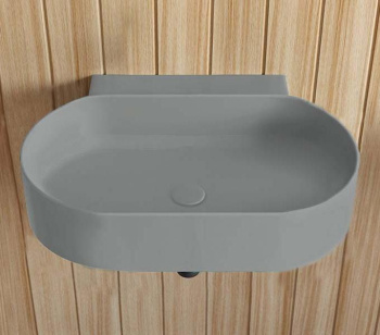 Раковина подвесная Cielo Mare MRLS70SF BR 70 см серый