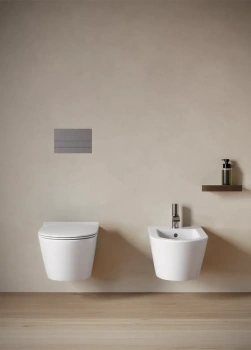 Унитаз подвесной 55×35 Catalano Zero Tortora satinato 0111550032