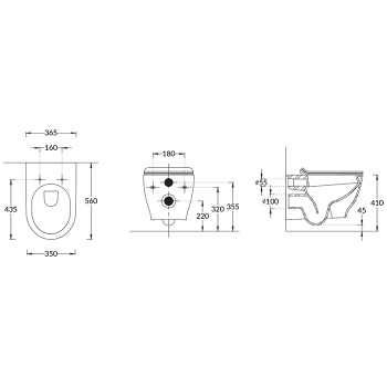 Унитаз подвесной Kerama Marazz Modula MO.wc.02 белый глянцевый
