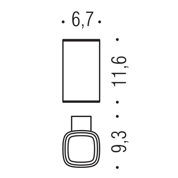 Дозатор для жидкого мыла Colombo Trenta подвесной, хром B9340.CR