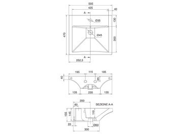 Раковина накладная Scarabeo BUTTERFLY 4003
