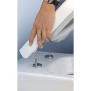 Крышка-сиденье для унитаза Villeroy&Boch Architectura 98M9C101 микролифт, альпийский белый