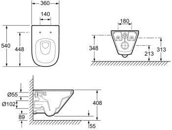 Унитаз c инсталляцией Jacob Delafon Modern Life E21775RU-CP