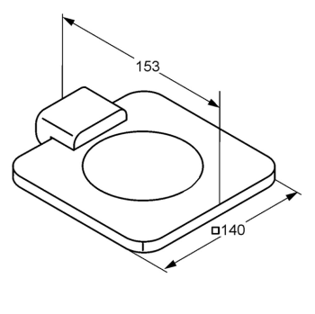 Kludi E2 Мыльница , хром
