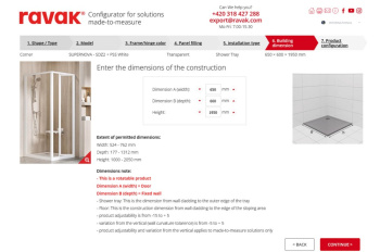 Душевая дверь Ravak Blix Slim X0VV40A00Z1