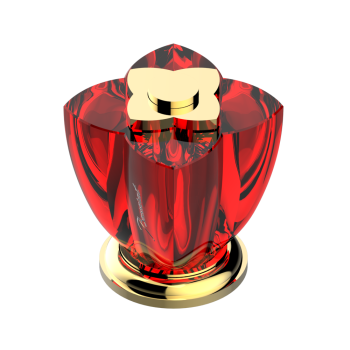 Вентиль смесителя для раковины THG Petale De Cristal Rouge U6C-F01-35 полированное золото