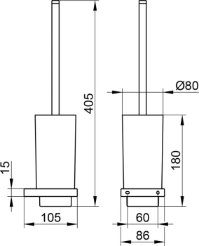 Ершик для унитаза Keuco Edition 11 11164259000 золото