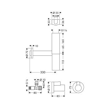 Сифон для раковины Hansgrohe Flowstar S 52120000