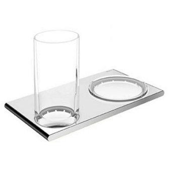 Держатель со стаканом и мыльницей Keuco Edition 400 11556019000 хром