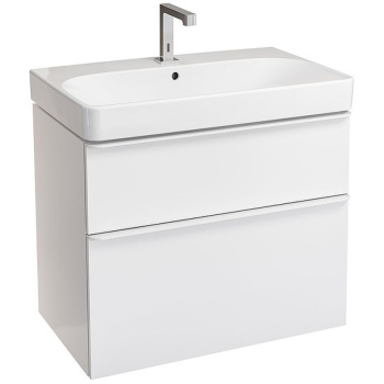 Комплект мебели для ванной Geberit Smyle Square 75 529.353.00.7 подвесной Белый глянец