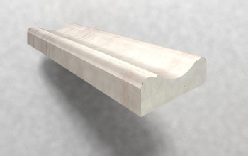 Мрамор Marmocer Moldings 01 Молдинг Diana White PJG-YXXT001-AEBS 10x120 см PJG-YXXT001-AEBS