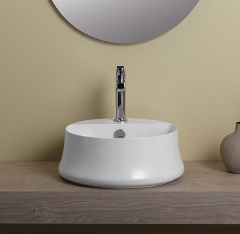 Раковина накладная Simas Sharp SH03bi*1 42 см белый