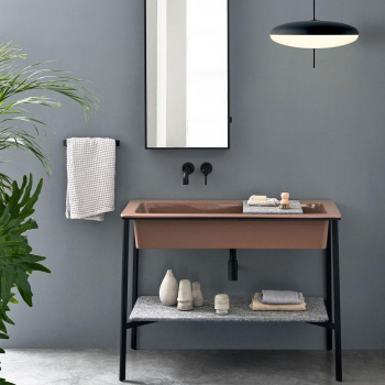 Раковина встраиваемая Cielo I Catini Catino CALARSF AV 110 см коричневый