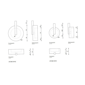Крючок Decor Walther Stone 972754 белый / хром