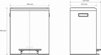 Ведро Bemeta 137115165 на 15 + 15 л, с лифтом