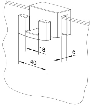 Крючок Radaway WR-001