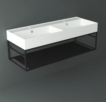 Тумба под раковину подвесная Simas Agile AGSS121 121x28 см черный