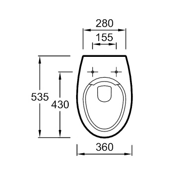 Подвесной унитаз Jacob Delafon Patio EDV102-00