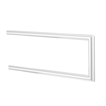 3SC Guy Полотенцедержатель двойной, неповоротный, плечо 30см, цвет: белый матовый GU29BO