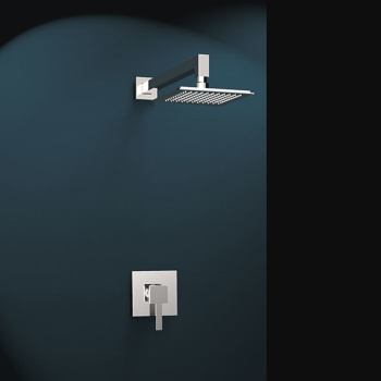 Смеситель для душа Ramonsoler Kuatro NK встраиваемый с тропическим душем K4918012