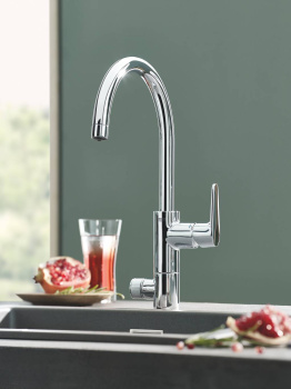 Смеситель для кухни GROHE Blue Pure Eurosmart, стартовый комплект, хром, 30386000