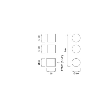 Смеситель для ванны CЕА Design Opus OPS 52 S с термостатом сталь