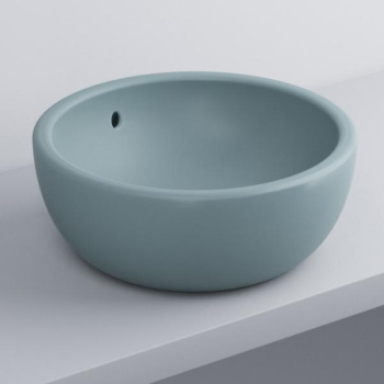 Раковина накладная Cielo Shui SHBA PL 42 см голубой