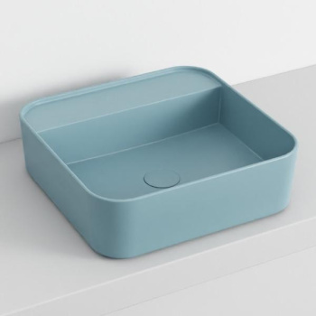 Раковина накладная/подвесная Cielo Shui Comfort SHCOLAQSF PL 44 см голубой