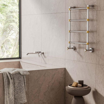 Полотенцесушитель водяной Margaroli Sole 464TS4708ORB 76X52.5 бронза